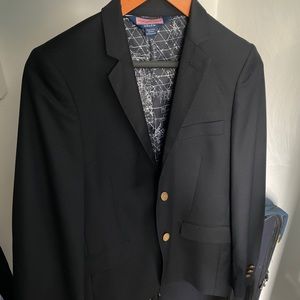 Vineyard Vines Navy Boy Blazer Size 14